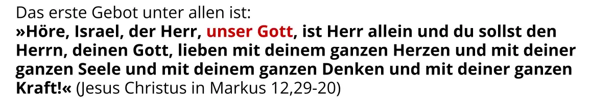 Unser Gott - JHWH unser Gott